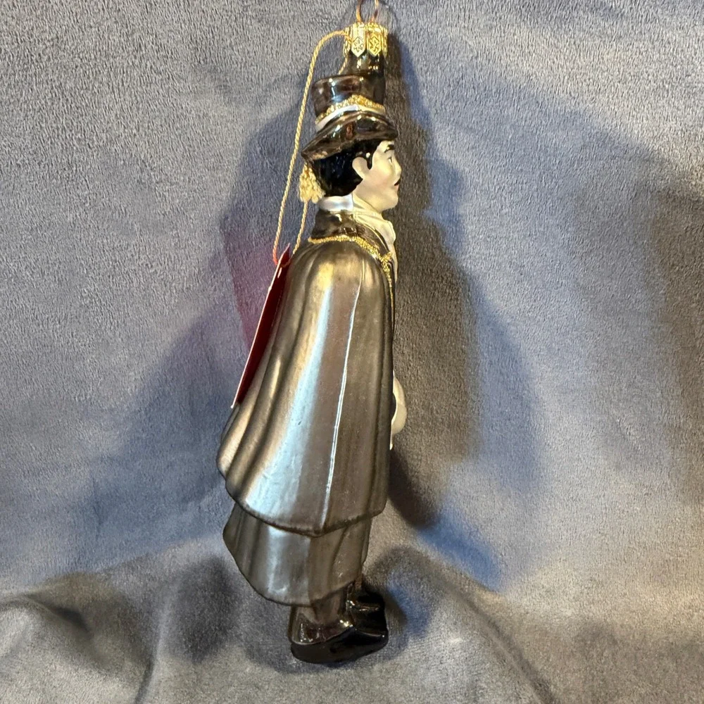 Komozja Kurt Adler Gone With The Wind Rhett Butler Glass Ornament Poland 1997